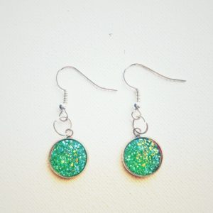 green druzy